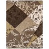 Clayre & Eef Q205.060 Colcha 180x250 cm 1x Funda de almohada 50x70 cm Marrón