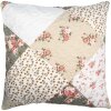 Clayre & Eef Q206.030 Funda de cojín patchwork motivo floral 50x50 cm