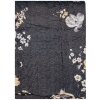 Clayre & Eef Q208.061 Colcha 230x250 cm 2 Fundas de almohada 50x70 cm Antracita