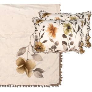 Clayre & Eef Q210.061 Colcha 220x240 cm 2 Fundas de...