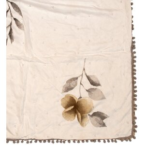 Clayre & Eef Q210.061 Colcha 220x240 cm 2 Fundas de almohada 50x70 cm Floral