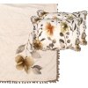 Clayre & Eef Q210.061 Colcha 220x240 cm 2 Fundas de almohada 50x70 cm Floral