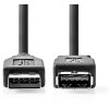 Cable alargador USB de 3 metros