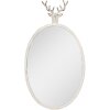 Clayre & Eef 52S321 Espejo cabeza de ciervo oval 50x10x89 cm
