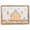 Clayre & Eef 65751 Bandeja Diseño Casa de Jengibre 32x22x2 cm
