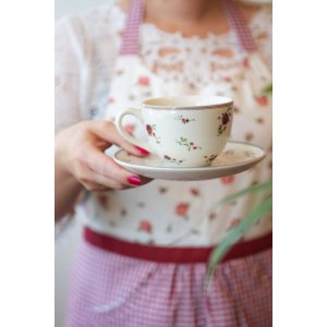 FRANCINE Taza de café con platillo