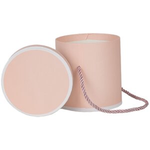 Clayre & Eef 66009P Caja de regalo rosa redonda...