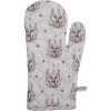 Clayre & Eef GTW44 Guante de horno motivo ciervo beige-marrón 18x30 cm