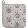 Clayre & Eef GTW45 Salvamanteles Algodón Beige Marrón 20x20 cm Estilo rústico