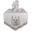 Clayre & Eef GTW45 Salvamanteles Algodón Beige Marrón 20x20 cm Estilo rústico