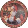 Clayre & Eef 65753 Mantel Individual 40 cm Rojo Blanco Christmas Motif Country Style