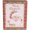 Clayre & Eef 65756 Juego de Cajas de Almacenaje Rojo Blanco 3 Tamaños Navidad MDF