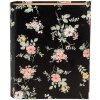 Clayre & Eef 66013Z Caja Forma Libro Flores Negro 17x14x5 cm