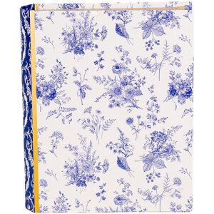 Clayre & Eef 66014 Caja Forma Libro Blanco Azul...