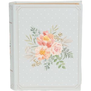Clayre & Eef 66019 Caja Forma Libro Azul Rosa 17x14x5...
