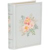 Clayre & Eef 66019 Caja Forma Libro Azul Rosa 17x14x5 cm Romántica