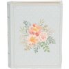Clayre & Eef 66019 Caja Forma Libro Azul Rosa 17x14x5 cm Romántica