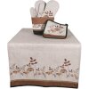 Clayre & Eef LFJ44 Manopla de horno Beige Marrón 18x30 cm