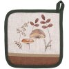 Clayre & Eef LFJ45 Potholder Algodón Beige Marrón 20x20 cm