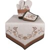 Clayre & Eef LFJ45 Potholder Algodón Beige Marrón 20x20 cm