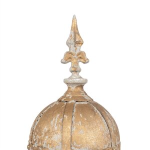 Clayre & Eef 6Y5584 Adorno Hierro Marrón-Oro Antiguo Ø 19x45 cm