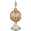 Clayre & Eef 6Y5584 Adorno Hierro Marrón-Oro Antiguo Ø 19x45 cm