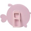 Juleeze JZSP0019 Espejo de mesa diseño pez rosa 21x20x4 cm metal cristal