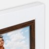 ZEP marco de fotos de madera Caen bicolor blanco marrón varios tamaños