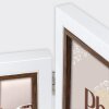 ZEP marco de fotos de madera Caen bicolor blanco marrón varios tamaños
