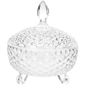 Clayre & Eef 6GL4997 Tarro con tapa Ø 17x19 cm
