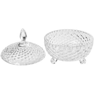 Clayre & Eef 6GL4997 Tarro con tapa Ø 17x19 cm