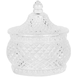 Clayre & Eef 6GL5004 Tarro con tapa Ø 10x11 cm