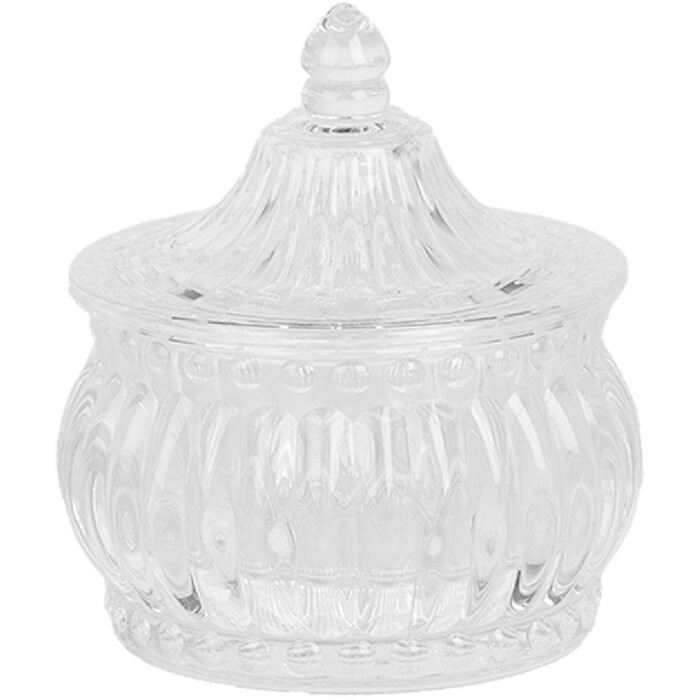Clayre & Eef 6GL5005 Tarro con tapa Ø 10x11 cm