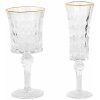 Clayre & Eef 6GL5012 Copa de vino transparente Ø 8x18 cm 200 ml