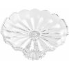 Clayre & Eef 6GL5013 Cuenco sobre pie vidrio transparente Ø 23x12 cm