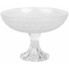 Clayre & Eef 6GL5014 Cuenco con pie Ø 20 cm x 14 cm Vidrio transparente