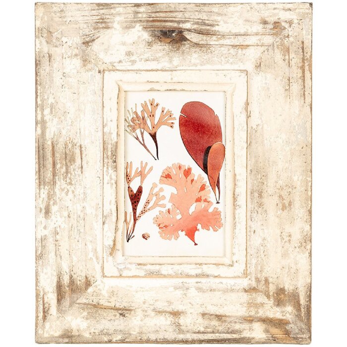 Clayre & Eef 2F1098 Marco de Foto Beige Antiguo 24x3x29 cm para Foto 10x15 cm