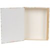 Clayre & Eef 66021 Caja en forma de libro juego de 3 blanco verde estilo campestre