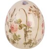 Clayre & Eef 6CE1918L Huevo Decorativo Beige Rosa Ø 14x16 cm Cerámica Estilo Campestre