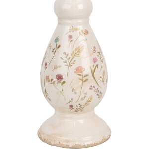 Clayre & Eef 6CE1945L Candelero Beige Rosa Ø...