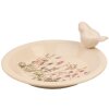 Clayre & Eef 6CE1948L Comedero para pájaros Beige Rosa Ø 26x10 cm