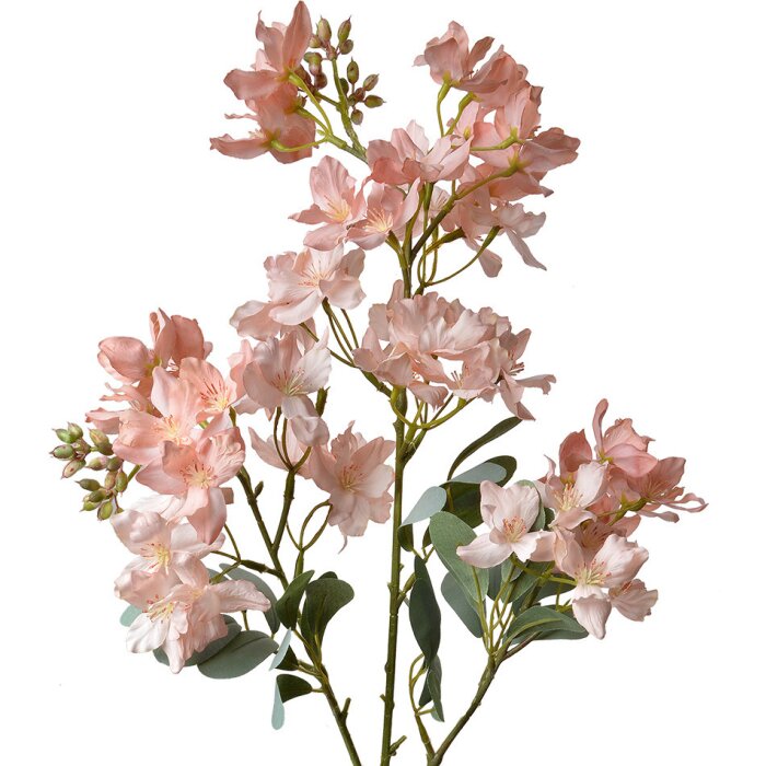 Clayre & Eef 5PL0120 Ramo Decorativo Flores Rosa 22x11x85 cm Plástico Moderno