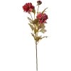 Clayre & Eef 6PL0328DP Rama decorativa con flores rojas 9x9x68 cm