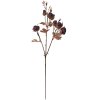 Clayre & Eef 6PL0330R Decoración Rama con Flores Rojo Rústico 16x9x73 cm