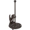 Clayre & Eef 6Y5639 Portarrollos de cocina Hierro Marrón Ø17x33 cm Estilo rústico