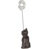 Clayre & Eef 6Y5648 Tarjetero Hierro Marrón 3x3x14 cm