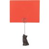 Clayre & Eef 6Y5648 Tarjetero Hierro Marrón 3x3x14 cm