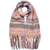 Juleeze JZSC0822P Bufanda Rosa Gris 39x200 cm Sintética Señoras