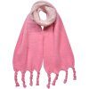Juleeze JZSC0827P Bufanda Rosa Rectángulo 32x220 cm Señoras Sintético