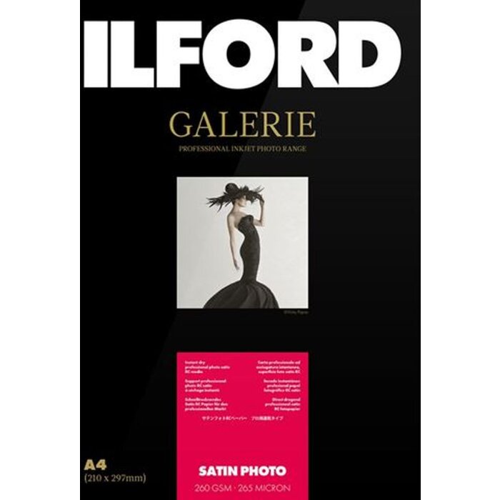 Papel fotográfico Ilford Gallery Satin 260g A4 100 hojas